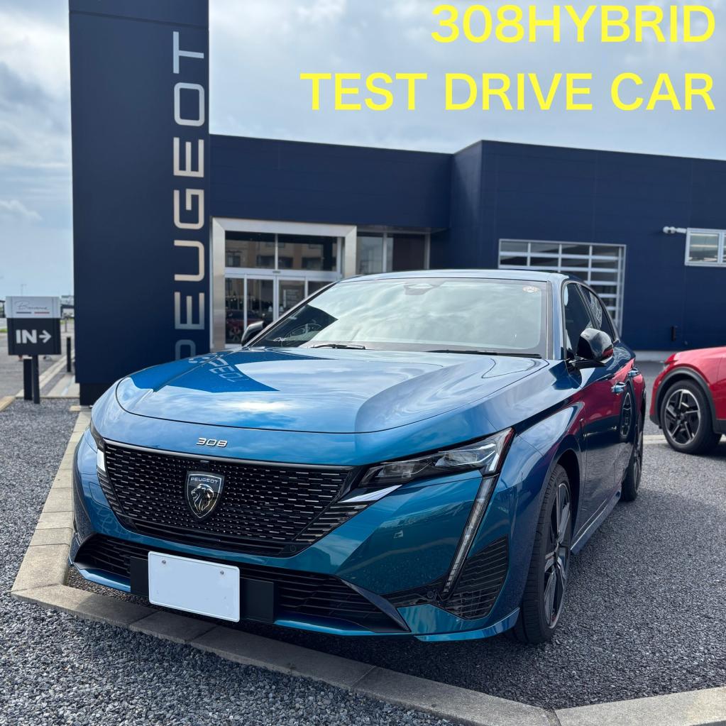 308HYBRID 試乗車のご用意ができました