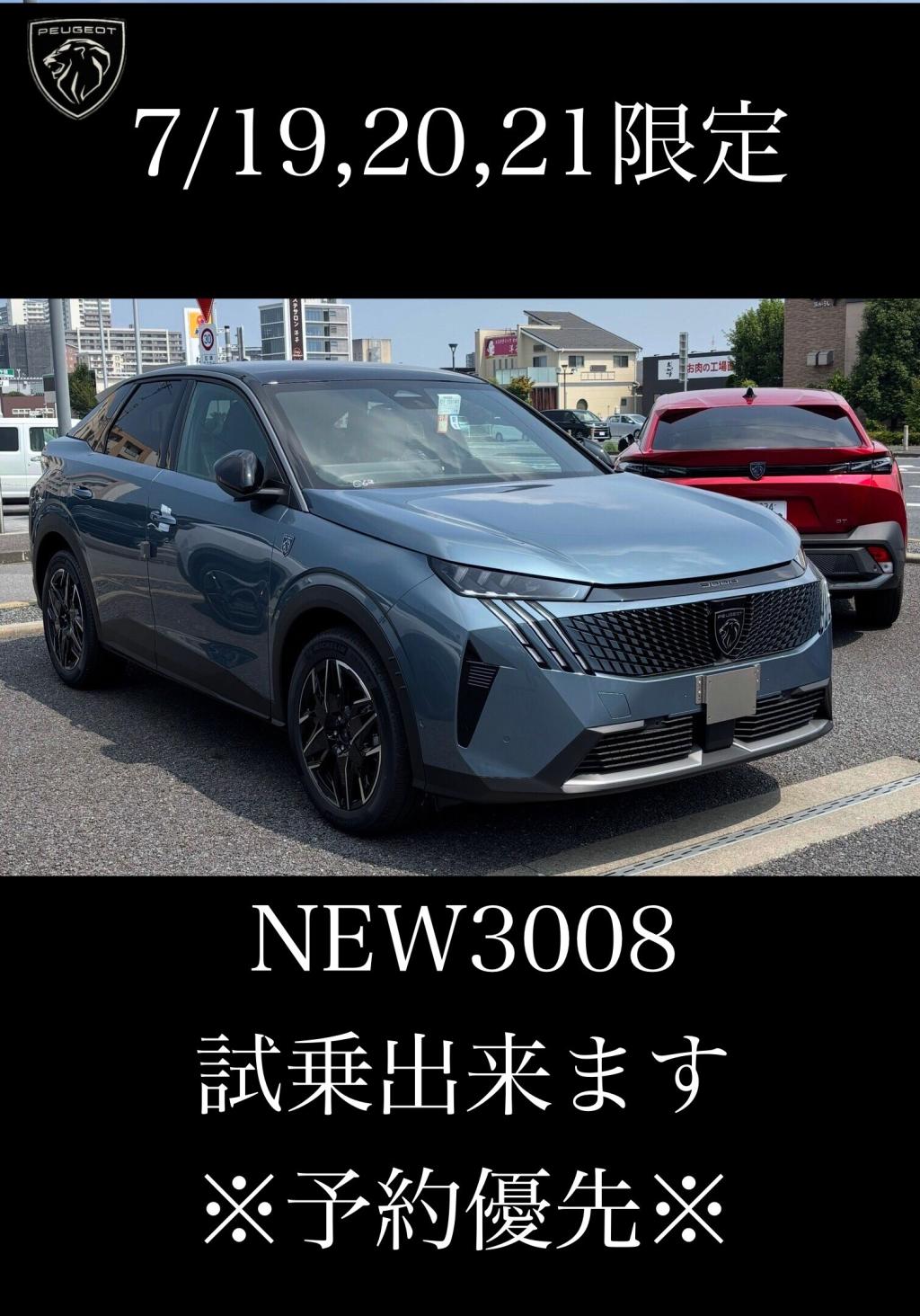 NEW3008 試乗車