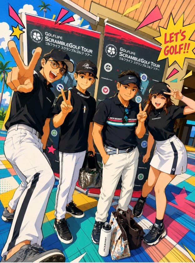 スクランブルゴルフ⛳